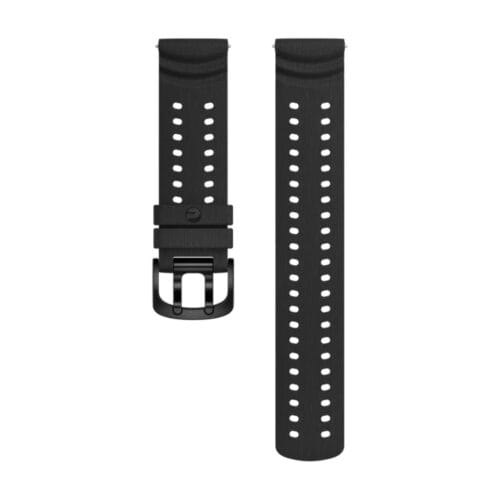 Strap-Vantage-M3-Negro Correa Deportiva de Silicona Negra 22 mm para Polar Vantage M3